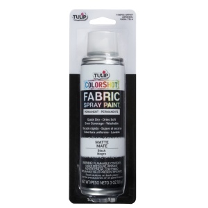 Tulip ColorShot Instant Fabric Spray Color 3oz. Black
